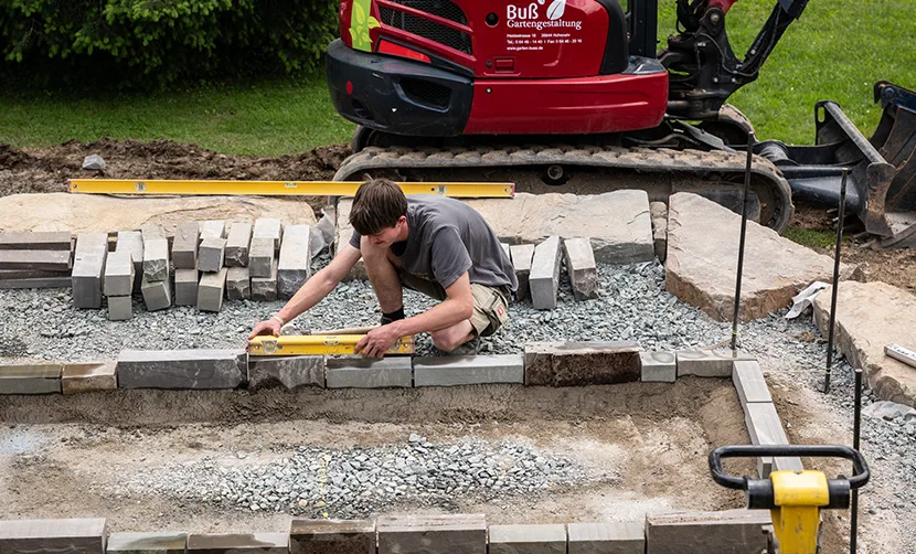 Ausbildung im Garten- und Landschaftsbau bei Gartengestaltung Buß
