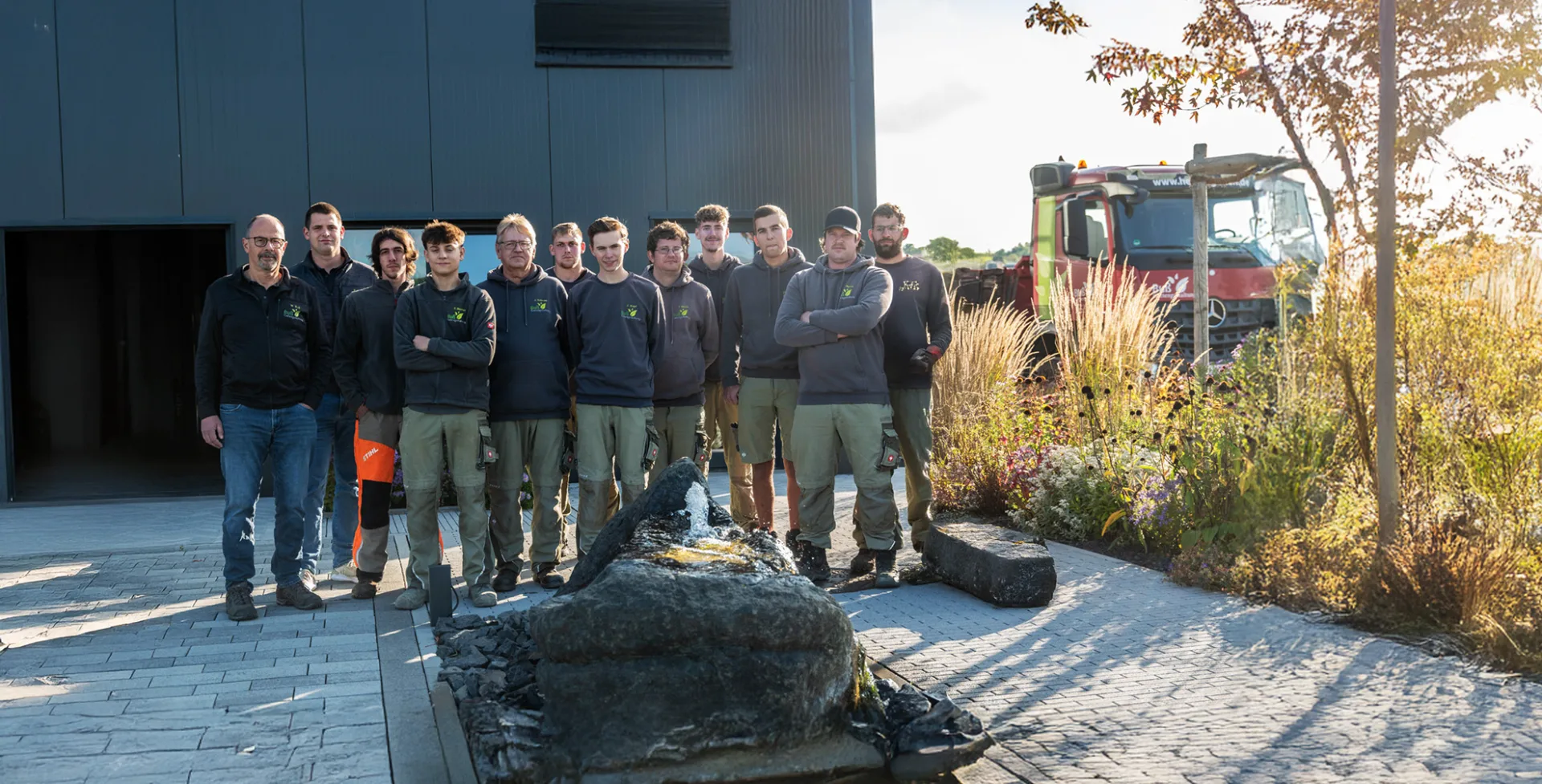 Erstgespräch vor Ort mit dem Team von Gartengestaltung Buß
